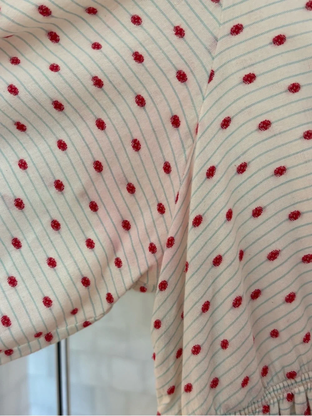 GUC HUNTER BELL Ellison Dress. Off White/Red Dots. Size XL. Retail price $395. - Picture 5 of 7